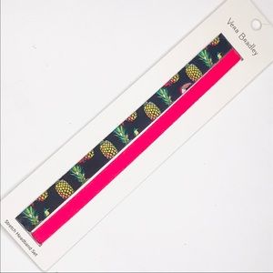 Vera Bradly Stretch Headbands Toucan Party Blue Pink